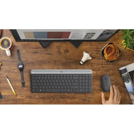 Logitech MK470 Slim Wireless Keyboard/Mouse Combo - Arb/Eng